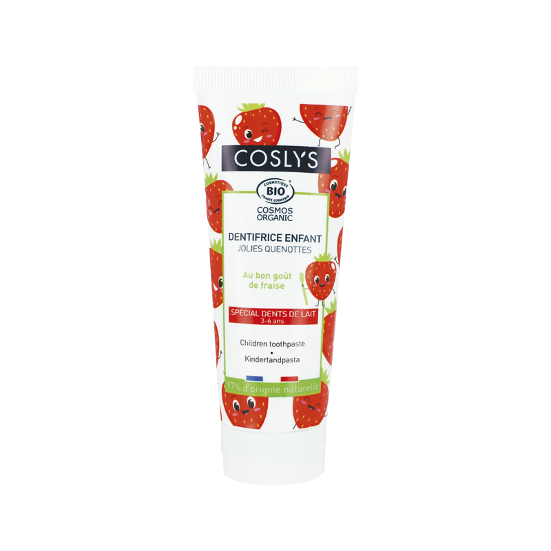 Coslys Gel Dentifrice Bio Enfants Fraise 50Ml