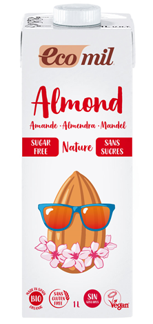 Ecomil Boisson Amande Nature 1l