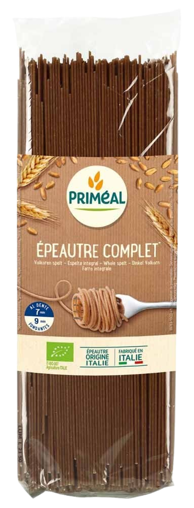 Primeal Spaghetti Épeautre Complet 500G