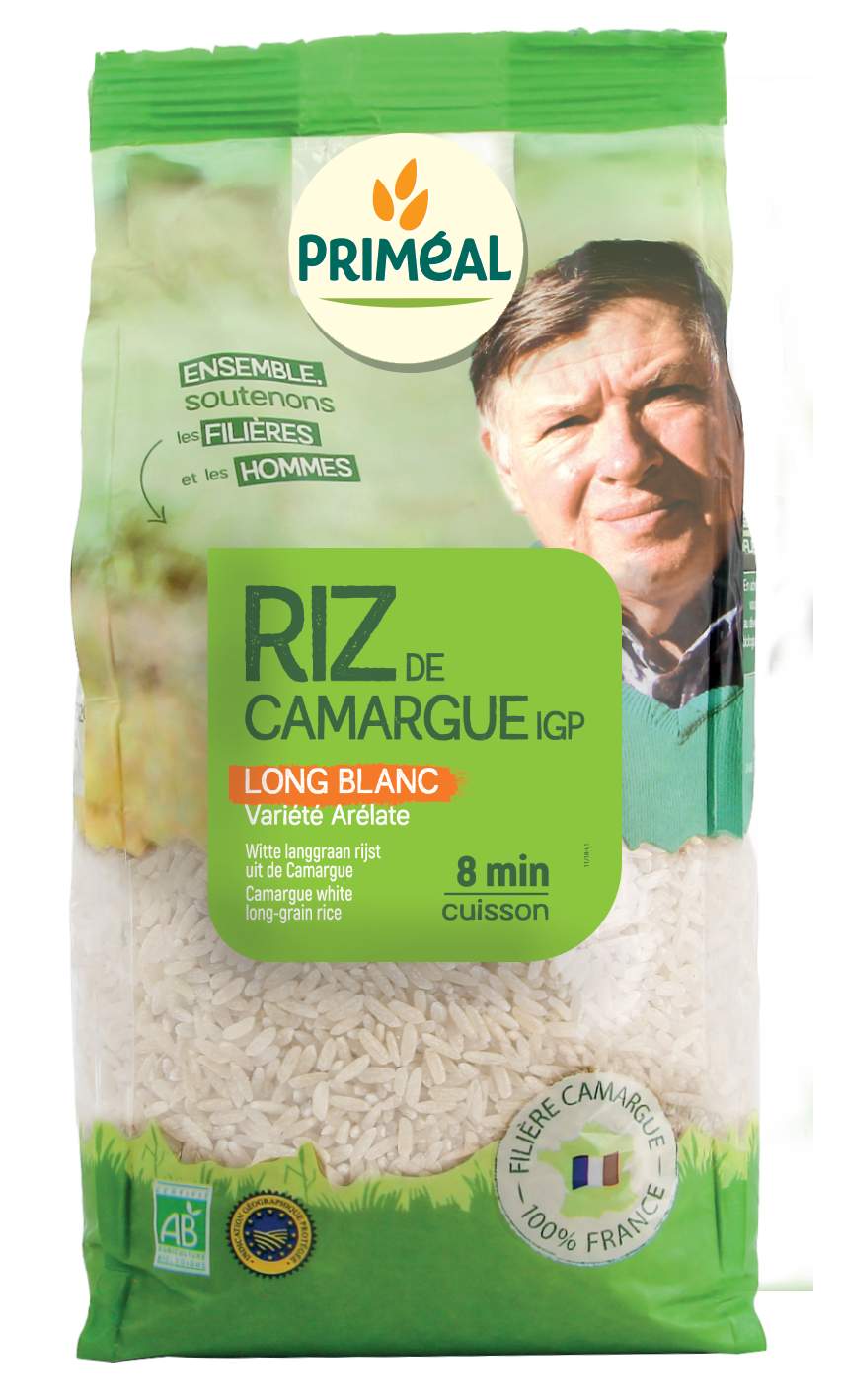 Primeal Riz Long Blanc de Camargue 1Kg