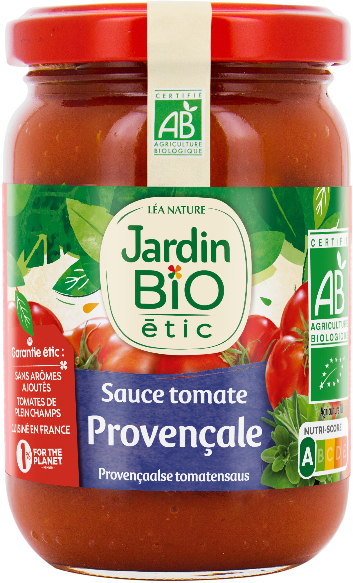 Jardin Bio Sauce Tomate Provençale 200G