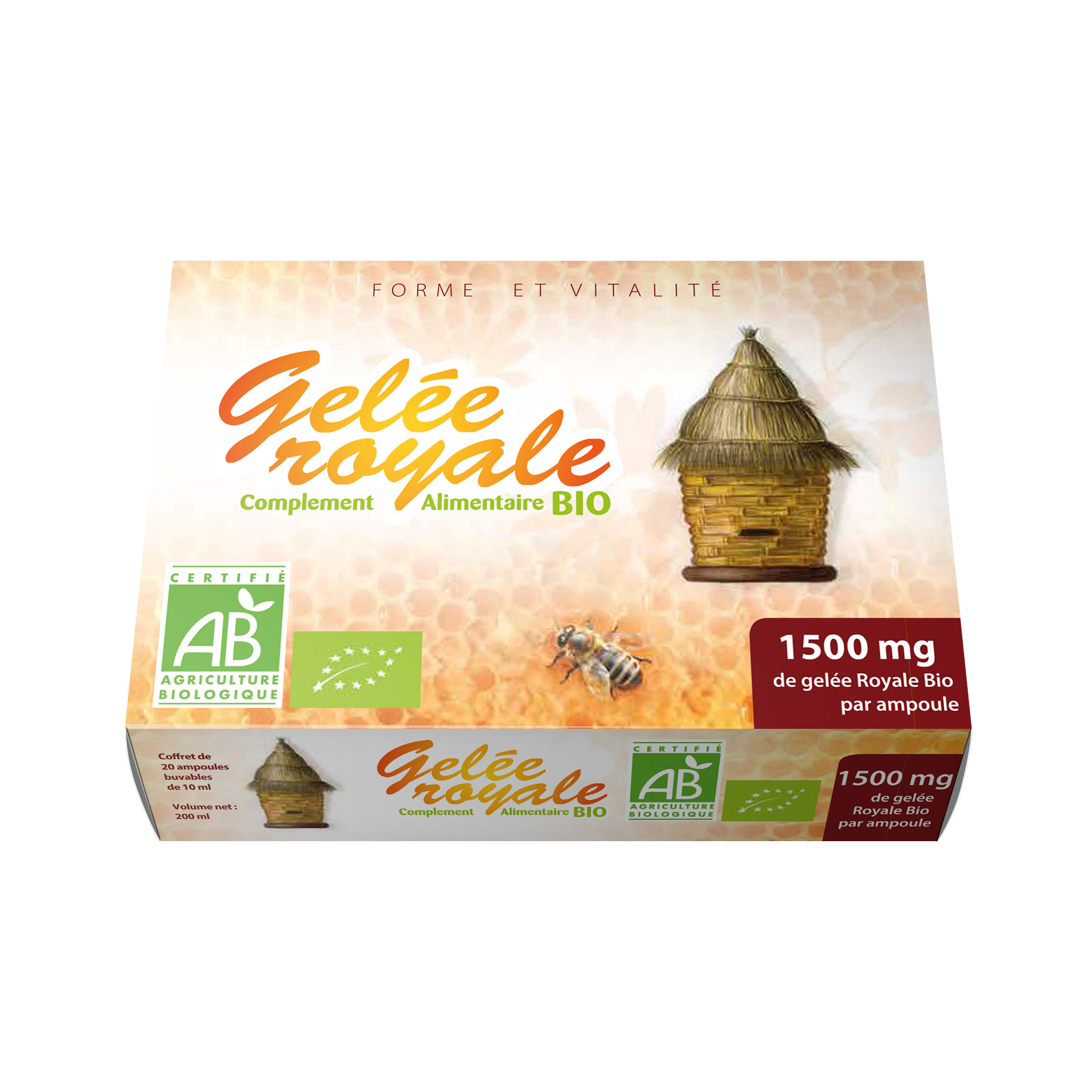 Gph Diffusion Gelée Royale 20 Ampoules 1500Mg