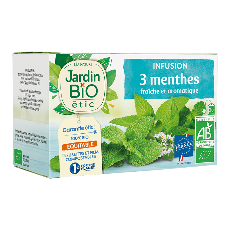 Jardin Bio Infusion Trois Menthes 30G