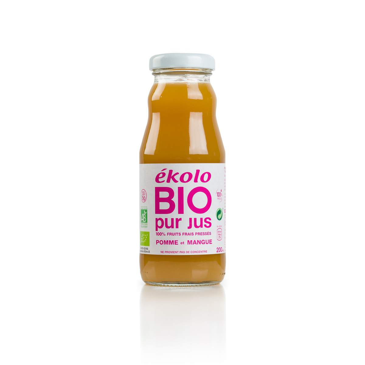 Ekolo Pur Jus de Pomme et Mangue 200ML