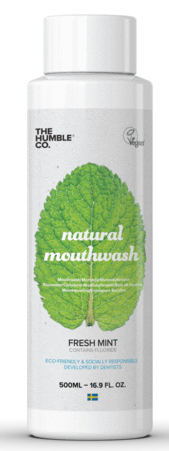 The Humble Co Bain de Bouche Menthe Fraîche 500Ml