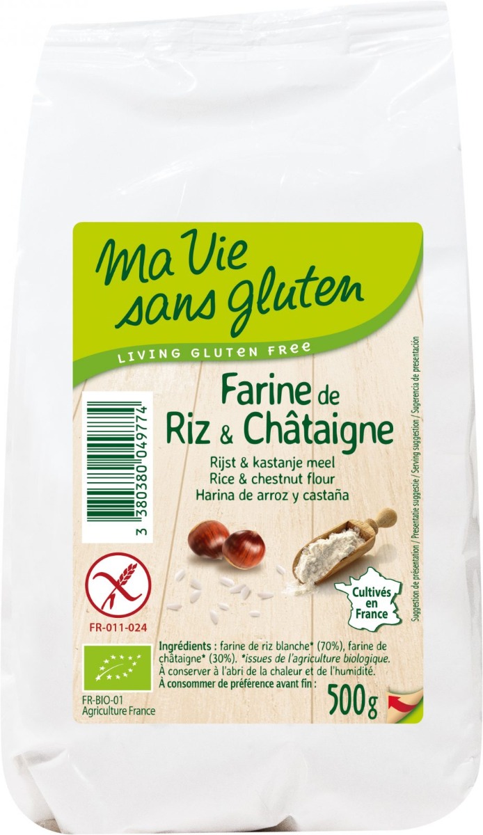 Ma Vie Sans Gluten Farine de Riz et Châtaigne 500G