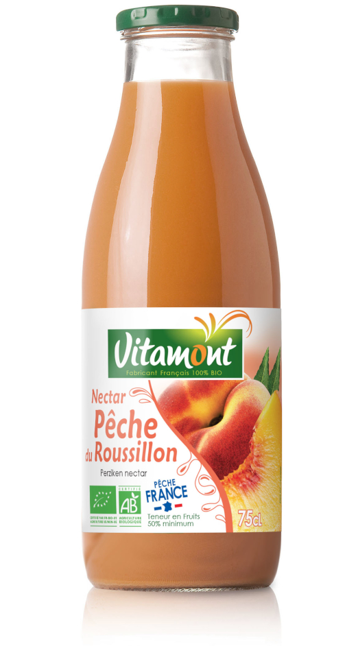 Vitamont Nectar de Pêche du Roussillon 75Cl