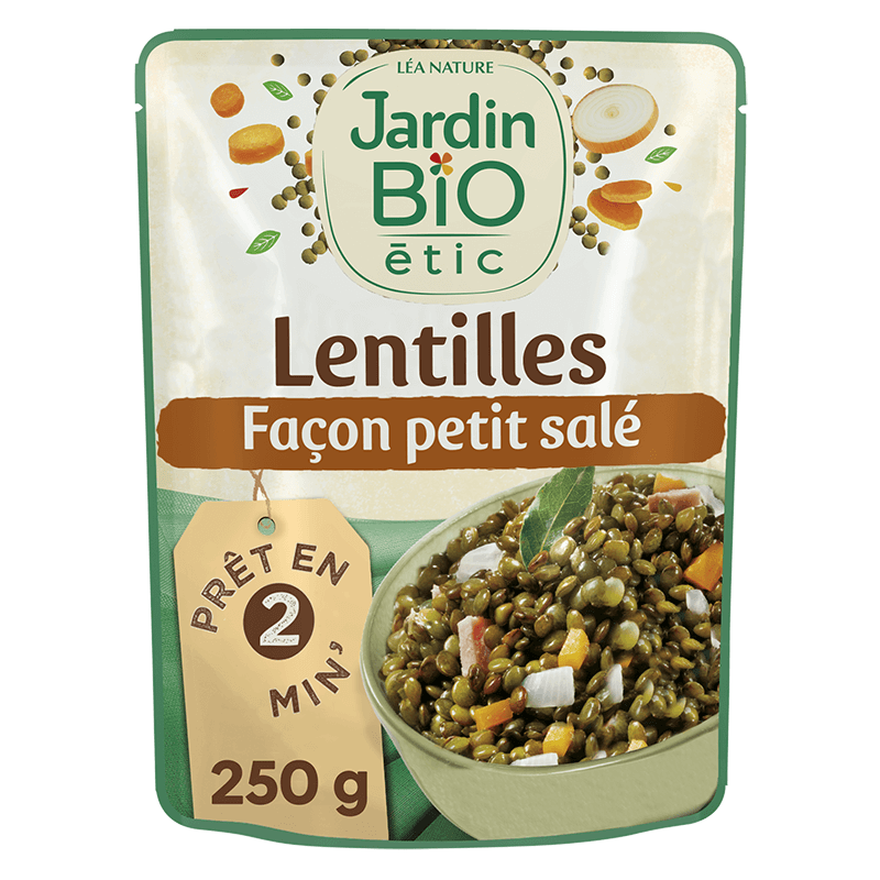 Jardin Bio Lentilles Façon Petit Salé 250G