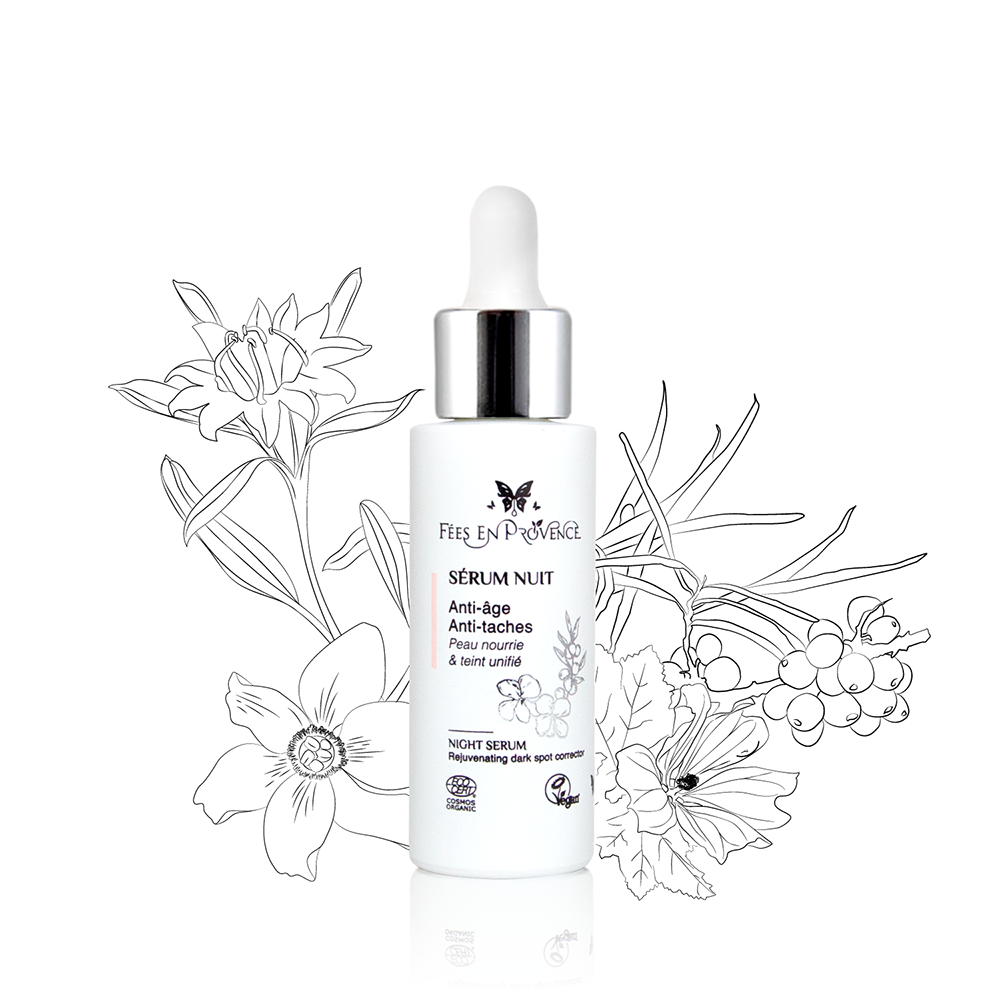 Fées en Provence Sérum Nuit – Anti-âge & Anti-tâches – 30Ml