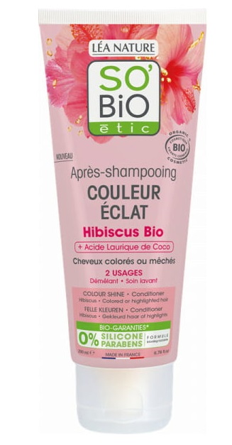 So Bio Après Shampoing Couleur Eclat Hibiscus 200Ml
