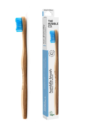 The Humble Co Brosse à Dents Bleu Adulte