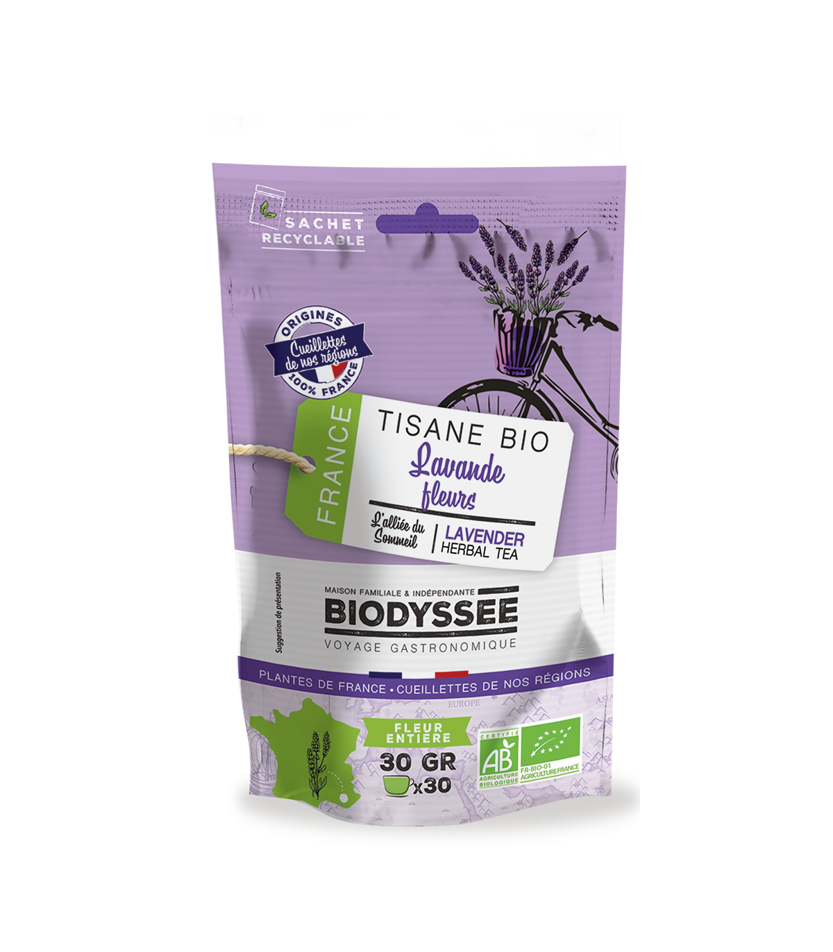 Biodyssée Lavande Fleurs 30G