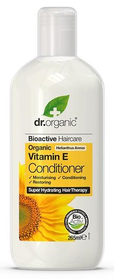 Dr Organic Après-shampoing à la Vitamine E 265Ml
