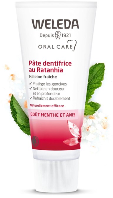 Weleda Pâte Dentifrice au Ratanhia 75Ml