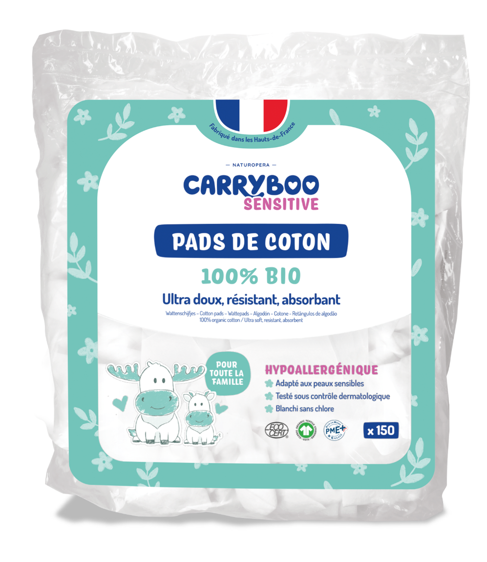 Carryboo Rectangles de Coton x150 – Image 2