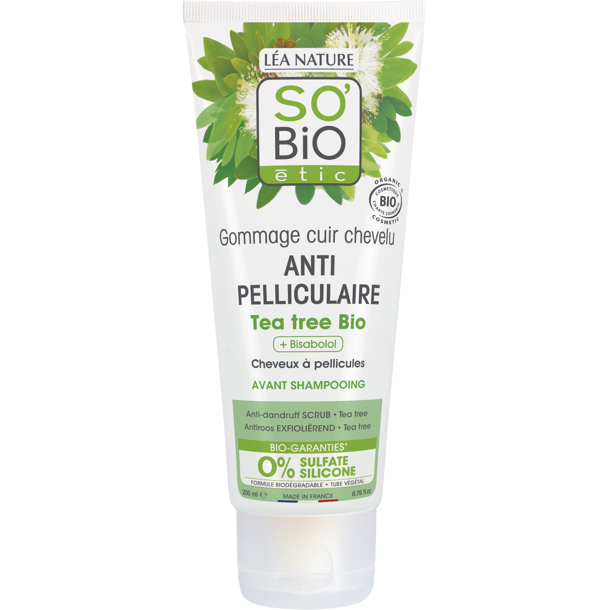 So Bio Gommage Shampoing Tea Tree 200Ml