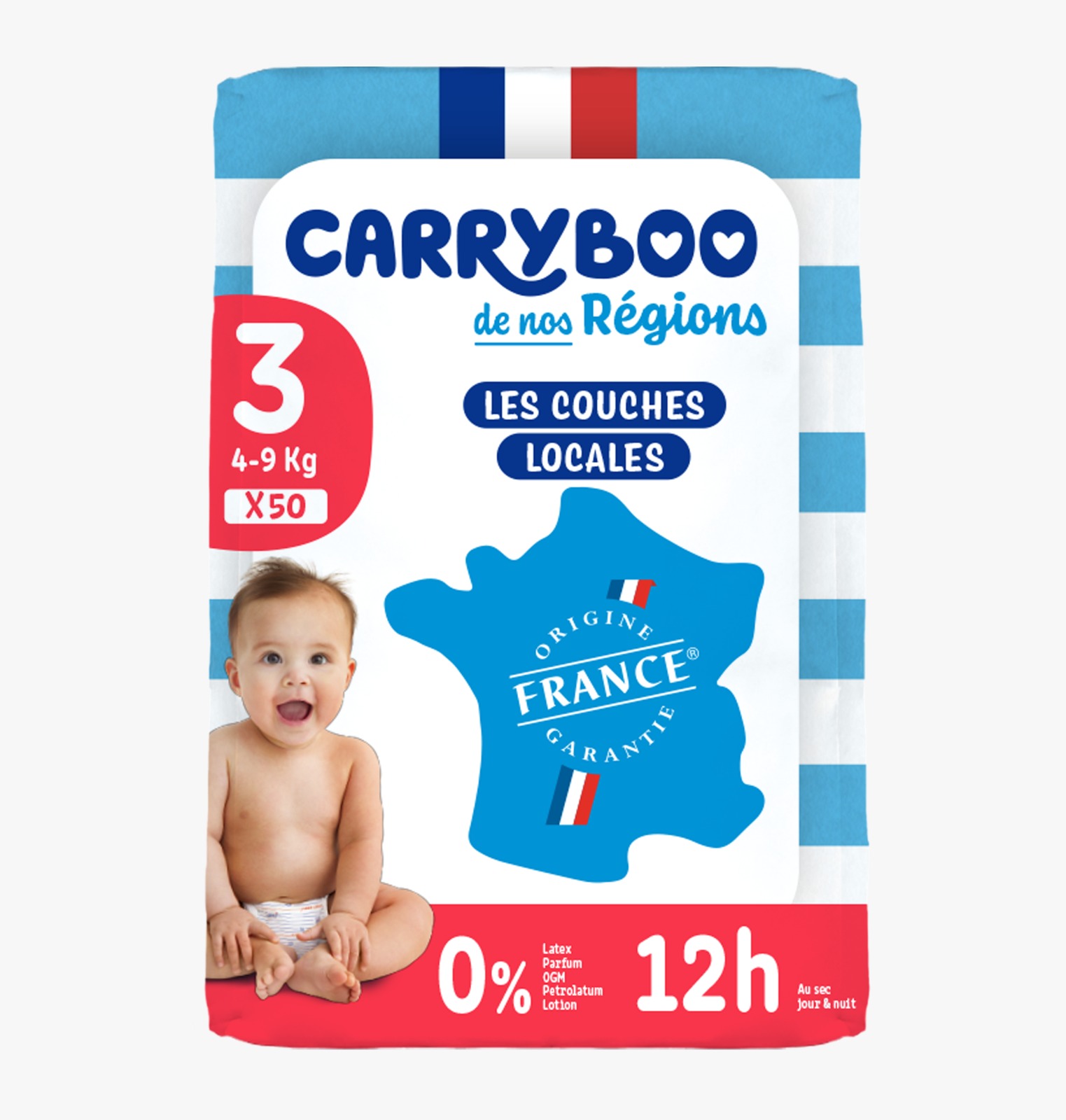Carryboo de nos Régions Taille 3 (4-9Kg) x50