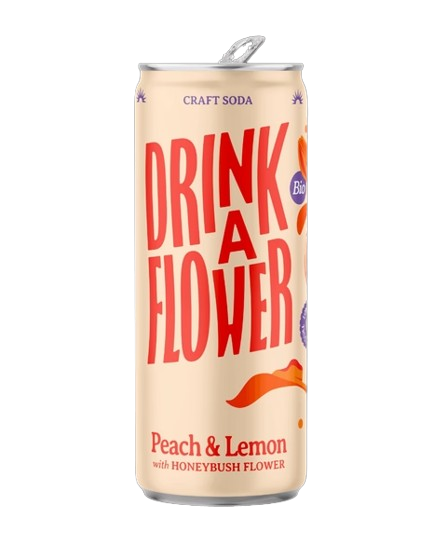 Drink a Flower Limo Botanique Pêche Citron 250Ml