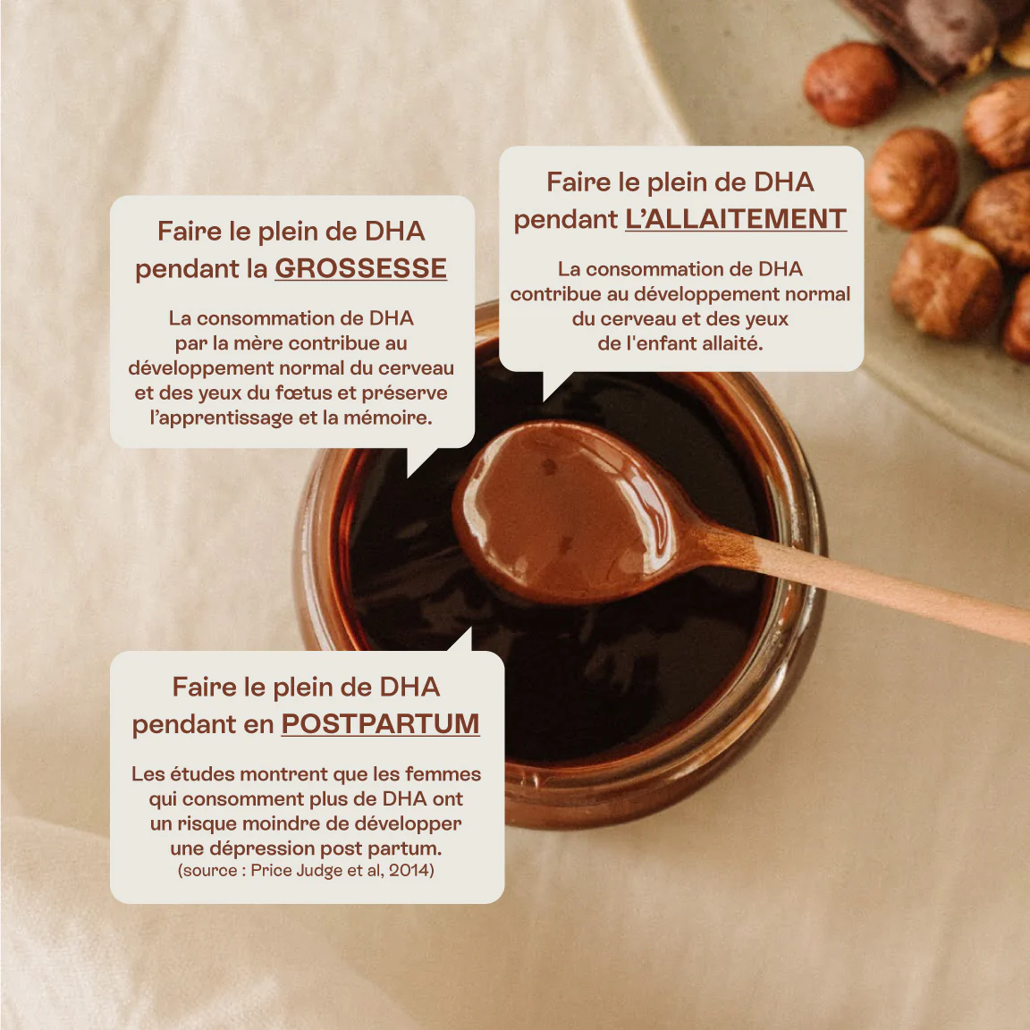 Jolly Mama Pâte à Tartiner Pré & Post Natal 220G – Image 2