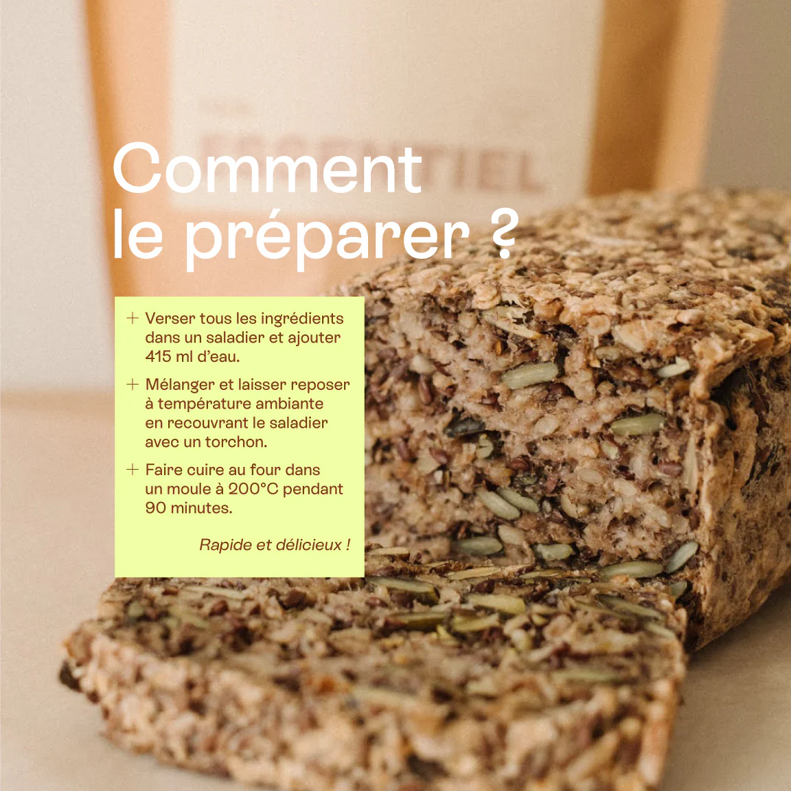 Jolly Mama Préparation Pain Nordique Vitamine B12 500G – Image 2