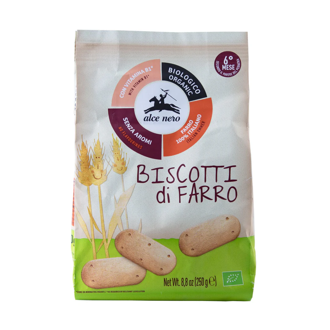 Alce Nero Biscuit Blé Farro 250G