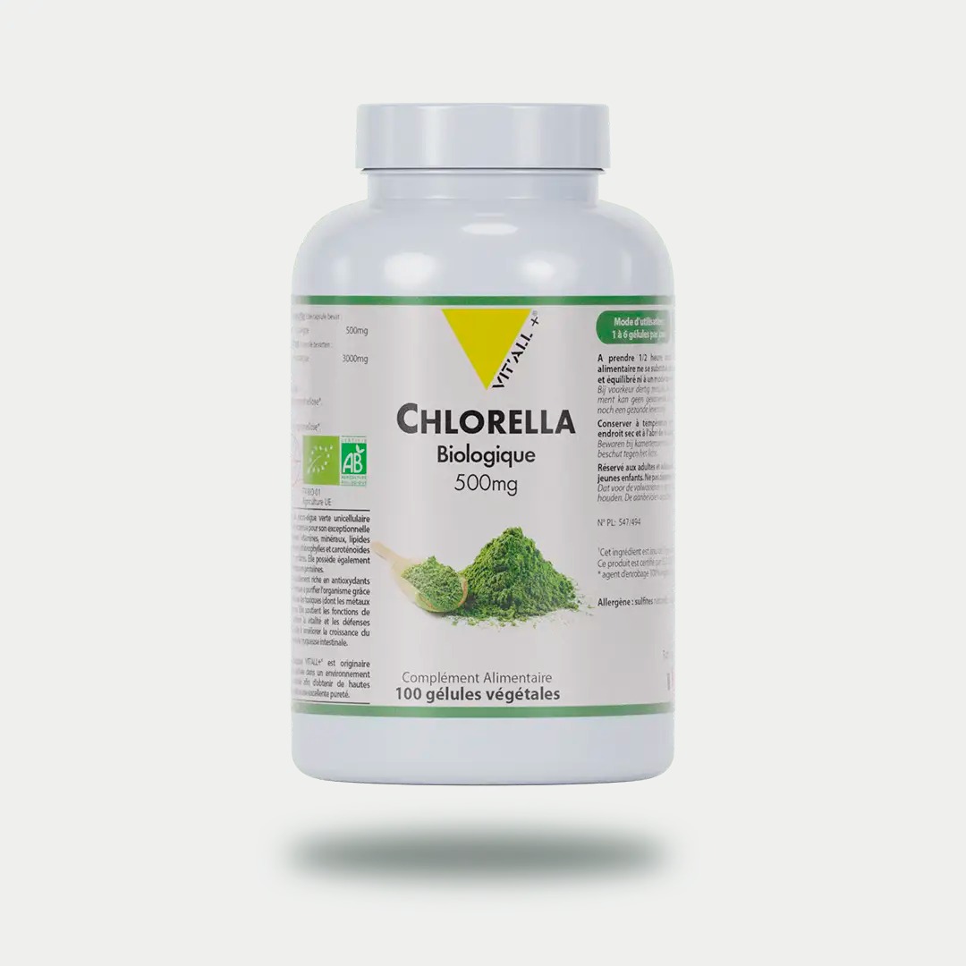 Vital Plus Chlorella 500Mg 100 Gélules