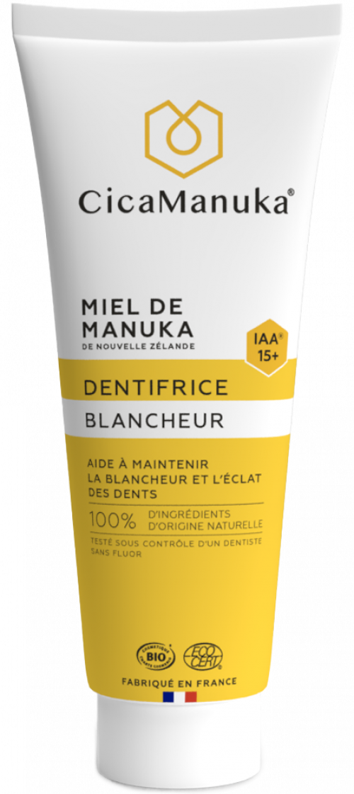 Cica Manuka Dentifrice Blancheur IAA15+ 75Ml