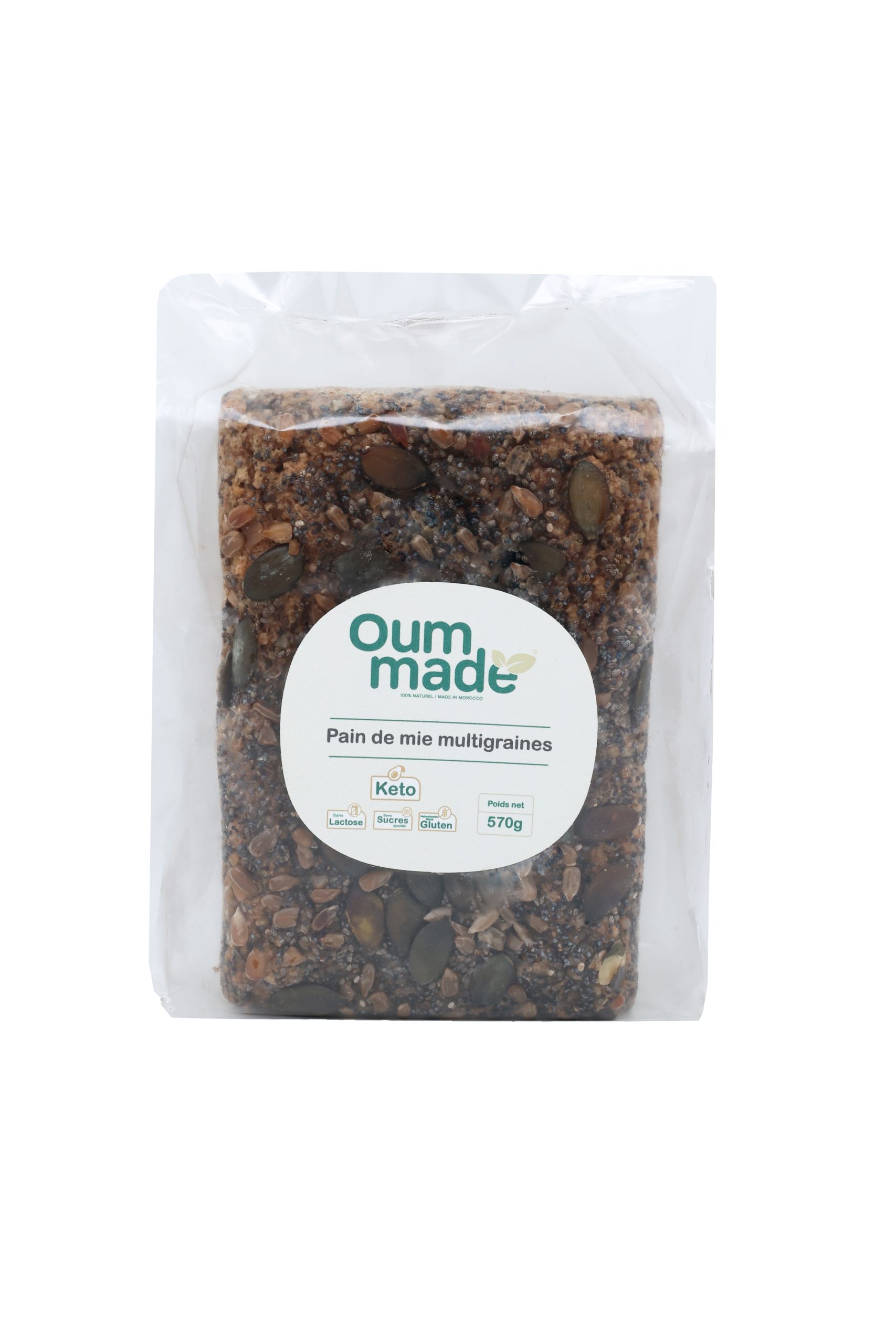 Oum Made Pain de Mie Multigraines 570G