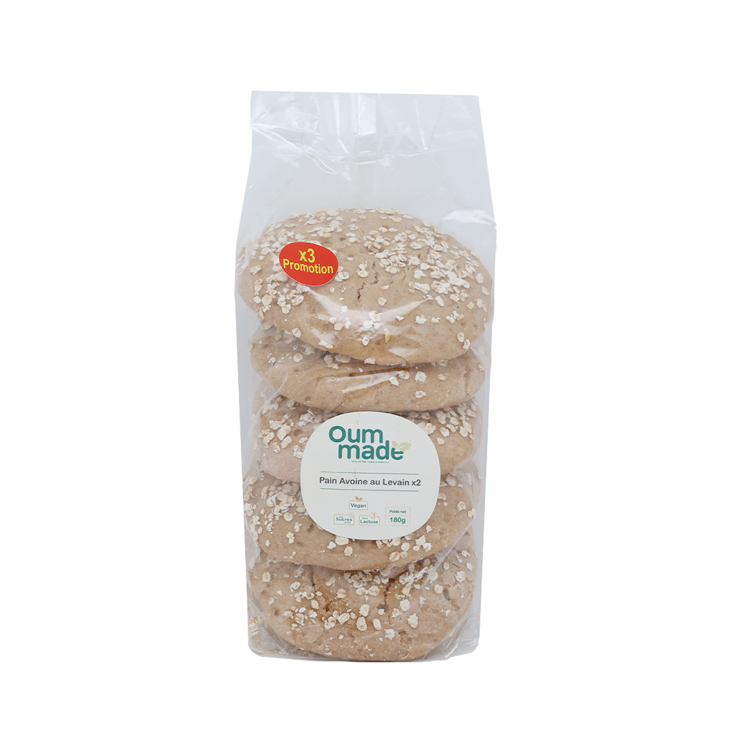 Promo Oum Made Pain à l'Avoine au Levain x3