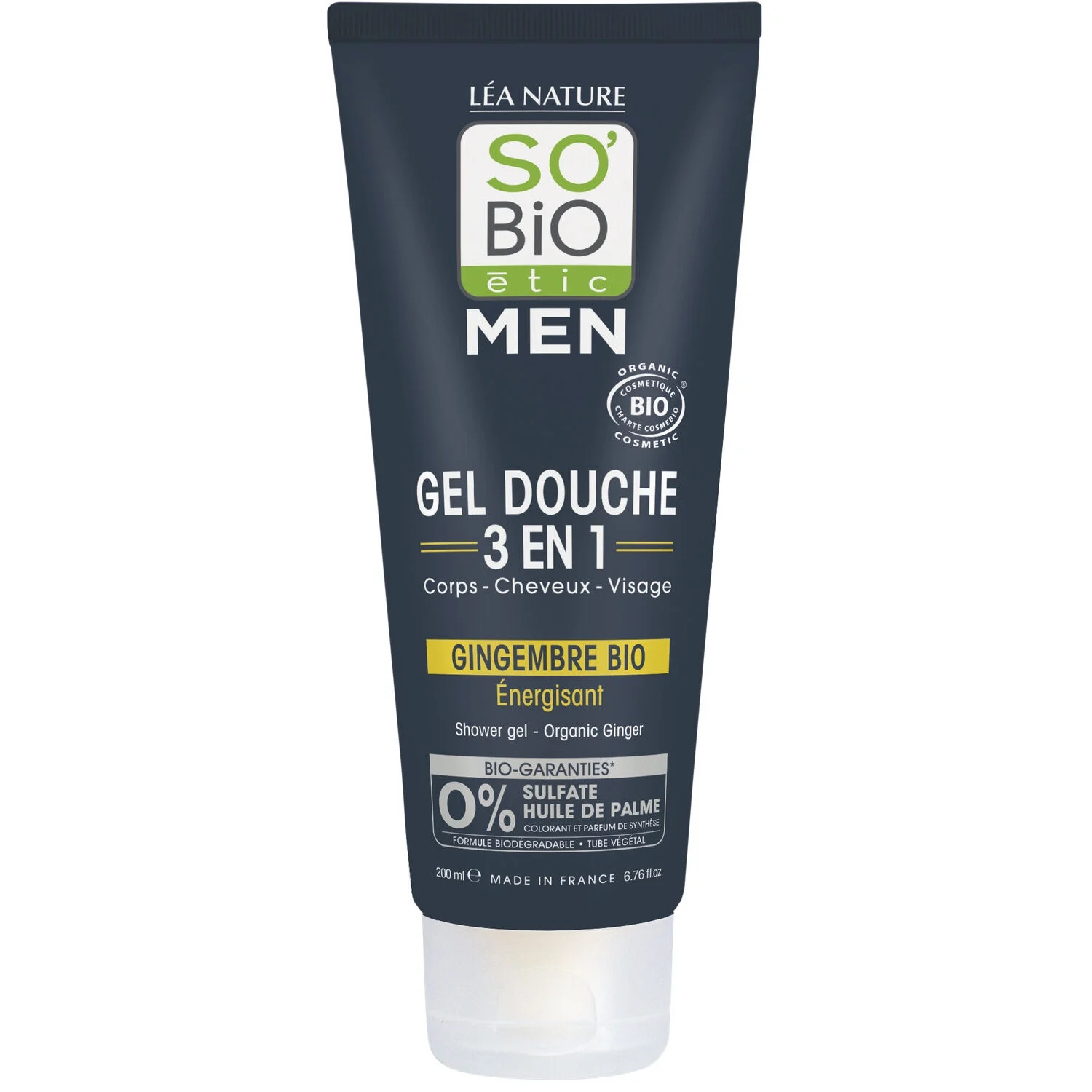 So Bio Gel Douche Homme Gingembre 200Ml