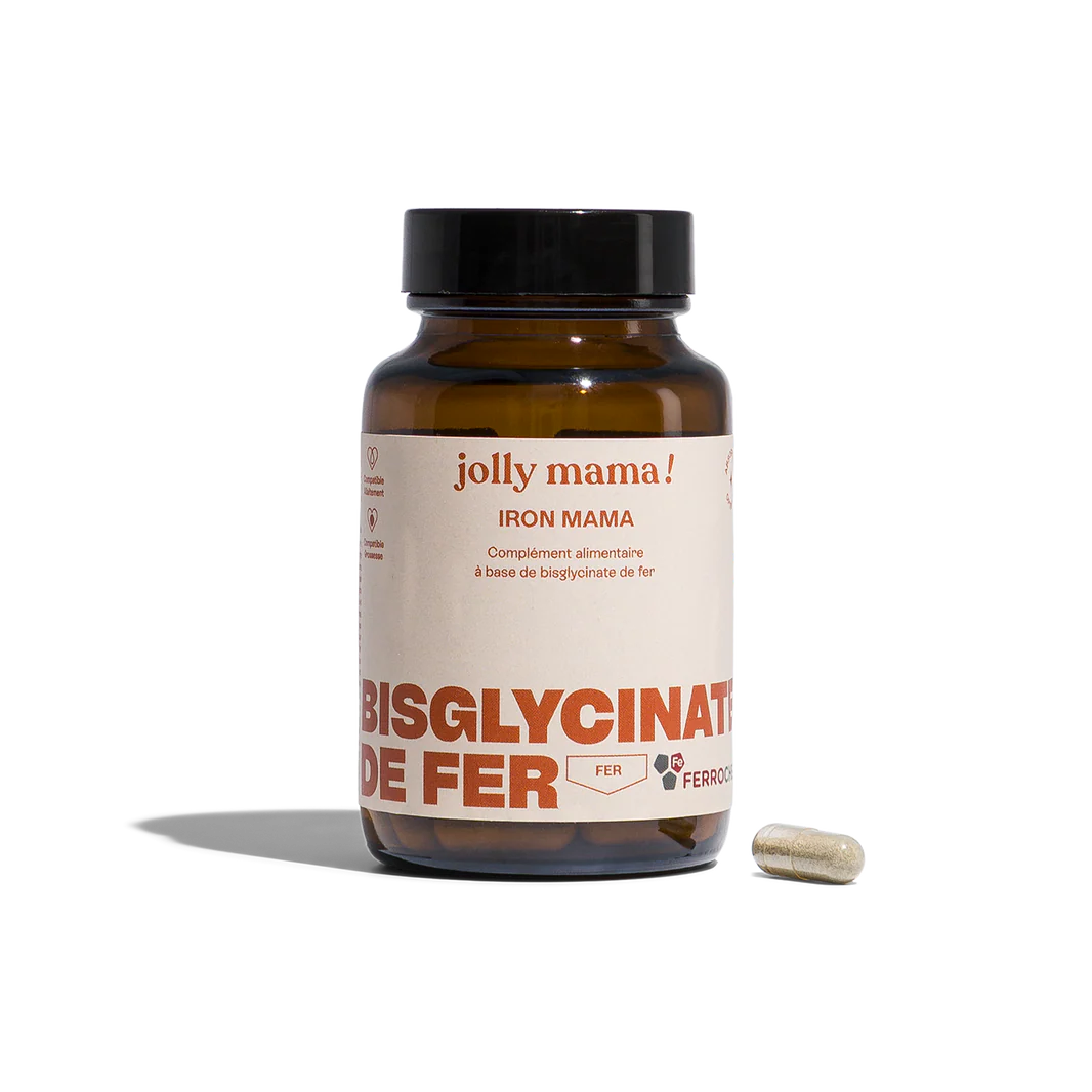 Jolly Mama Iron Bisglycinate De Fer 60 Gélule